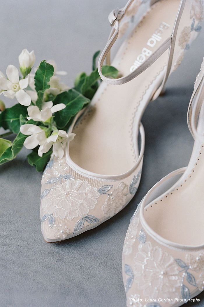 Something Blue Bridal Block Heel Sandals With Pearl Ankle Strap Handmade Wedding  Shoes for Bride Bridesmaid Hen Do Party Engagement Vegan - Etsy