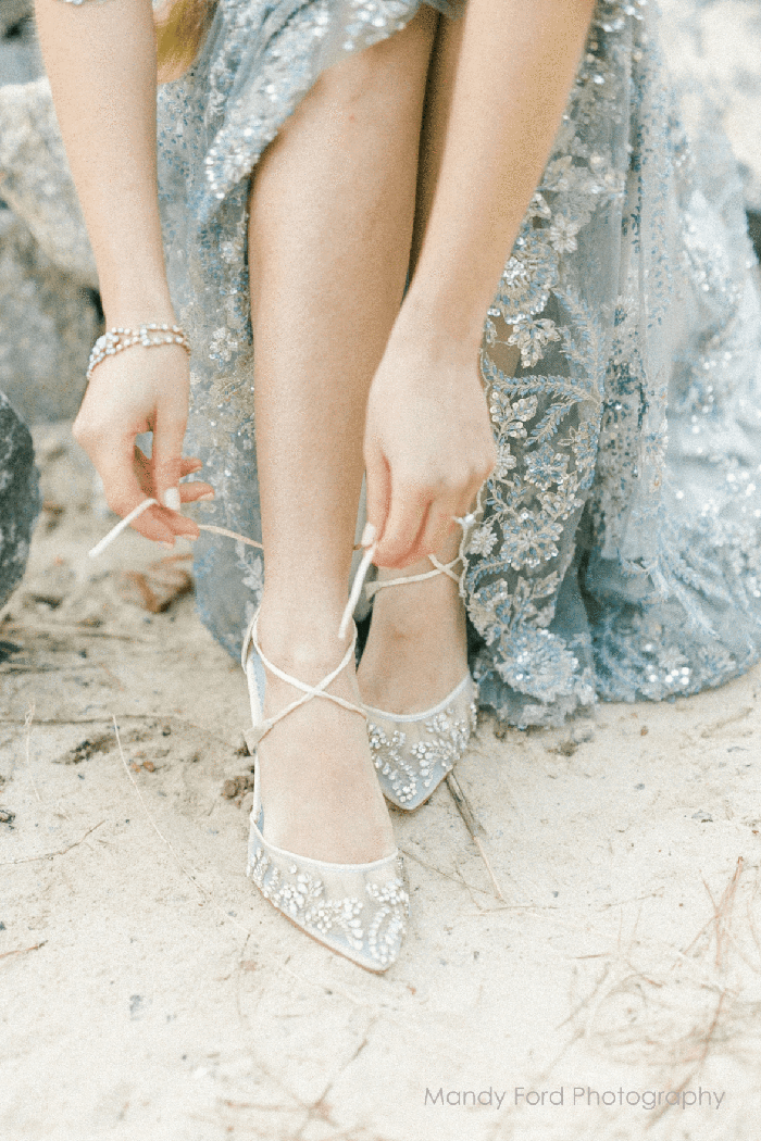 Elegant Ladies White Pearl Embellished High Heels Handmade Bridal Wedding  Shoes Summer Sandals - AliExpress
