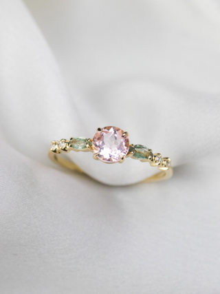 Dainty Candy Color Sapphire Ring