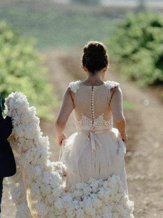 Handmade 500 Floral Chiffon Tulle Skirt
