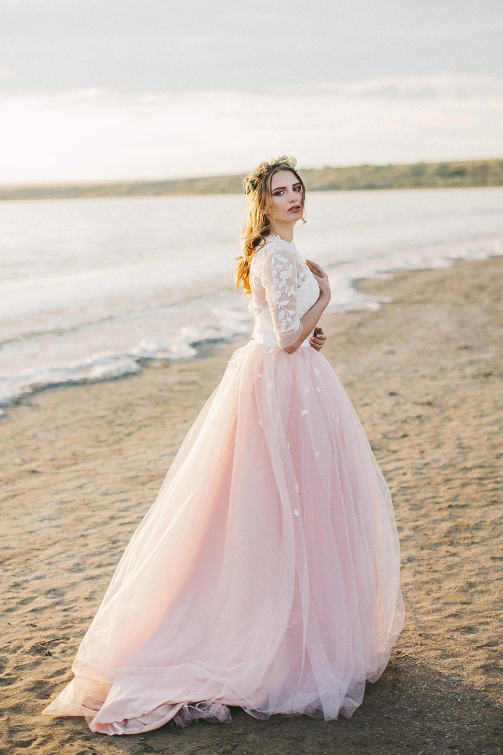 blush dresses for wedding