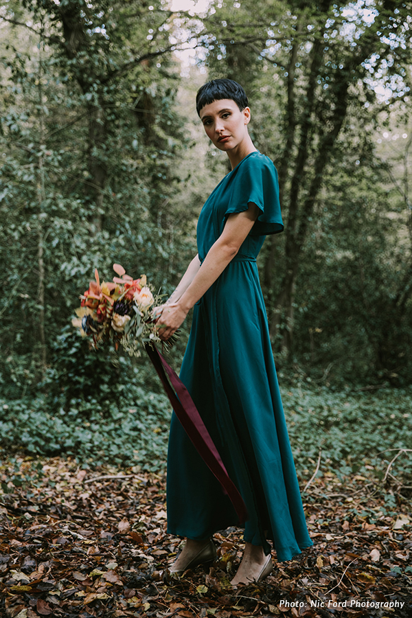 Florence Sleeved Wrap Dress | Praise Wedding Shop