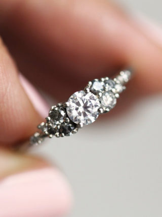 Half Carat Diamond Cluster Ring