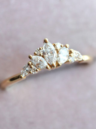 Art Deco Marquise Diamond Ring