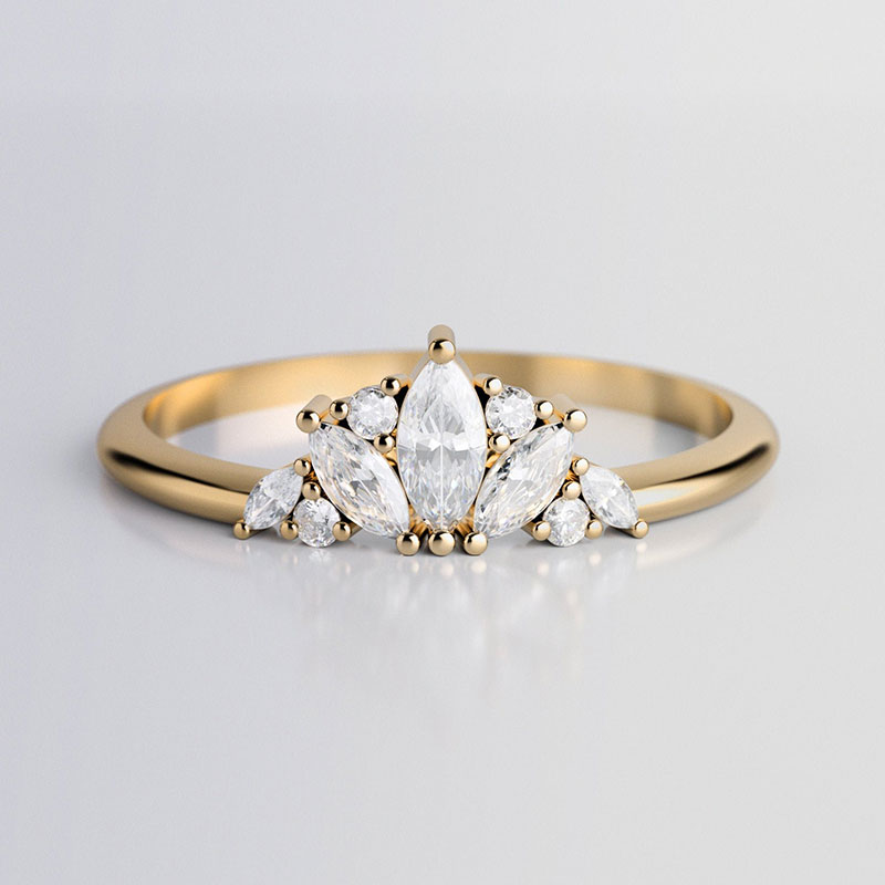 Art Deco Marquise Diamond Ring | Praise Wedding Shop
